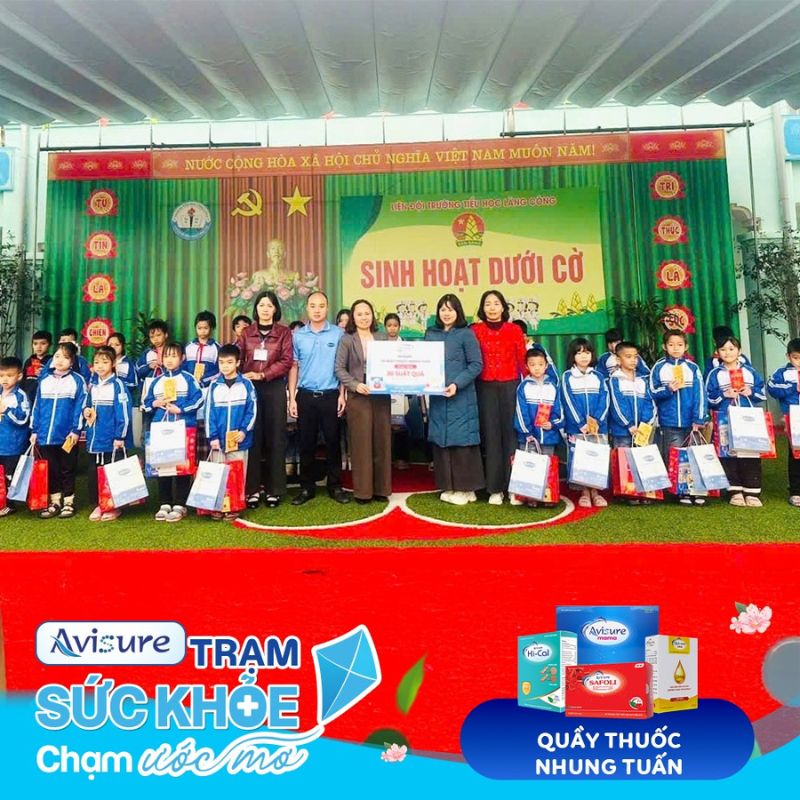 trạm sức khỏe avisure tại tiểu học lãng công sông lô