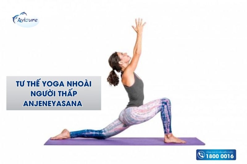 yoga cho bà bầu nhoài người thấp Anjeneyasana